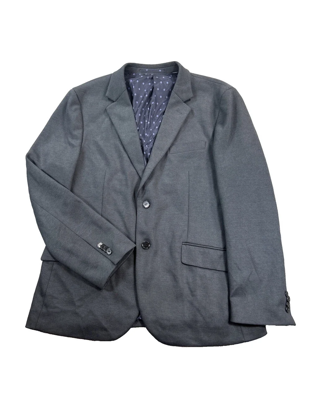 Tailorbyrd Collection Sz 40R Gray Stretch Blazer Travel Soft Stretch Sportcoat